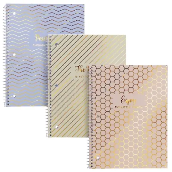 Pukka Pads Haze 1-Subject Notebook, 3 Per Pack, 4 Packs image {1}