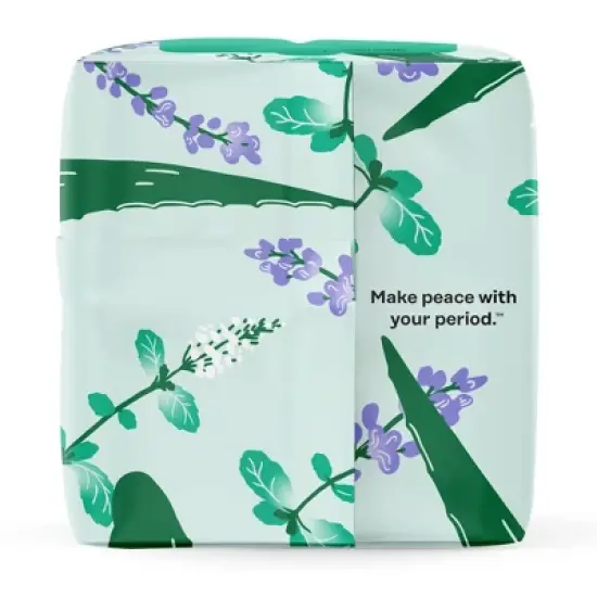 The Honey Pot Company 100% Organic Cotton Cover Cooling Herbal Infusion Regular Liners - 30ct image {12}