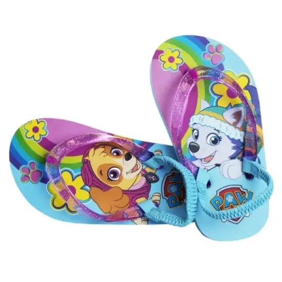 Nickelodeon Girls Boys character flip flop sandals kids water shoes - Paw Patrol Blues Clues thong beach slides slip on quick dry Toddler/Little Kid image {2}