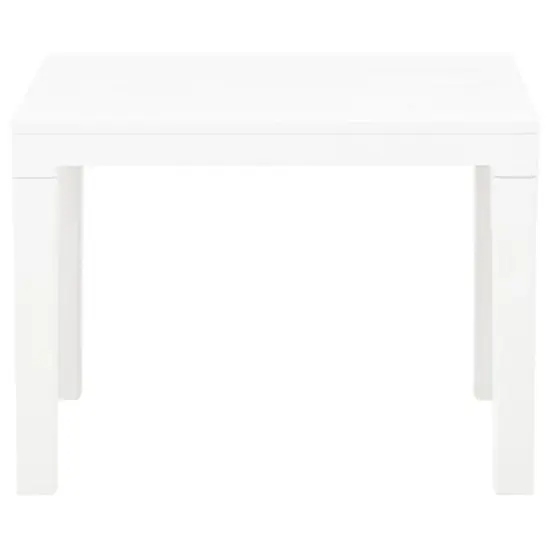 vidaXL 2x Garden Bench Plastic Outdoor Lounge Seating - White image {2}