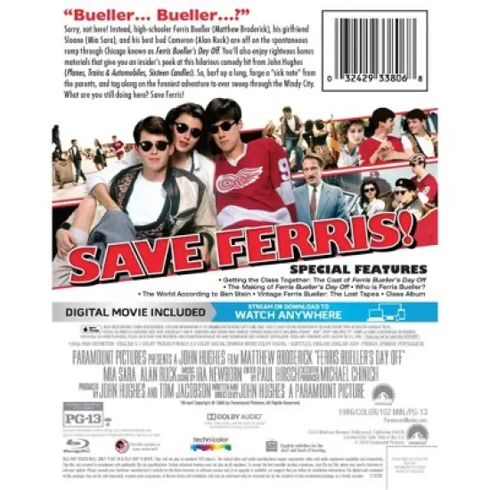 Ferris Bueller's Day Off (4K/UHD) image {2}