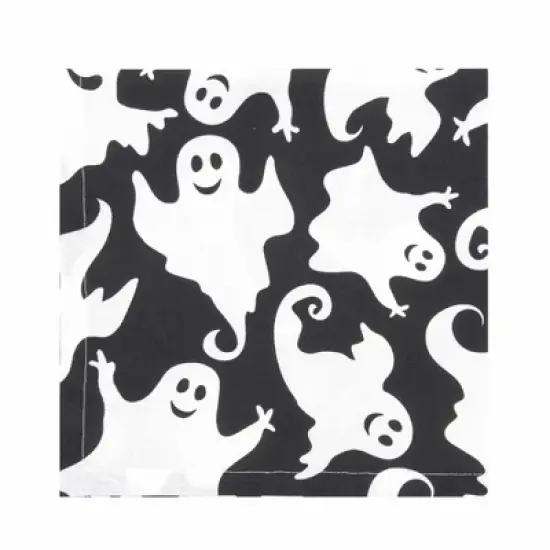 C&F Home Hey Boo Ghosts Halloween 100% Cotton Cloth Napkins Set of 6 image {2}