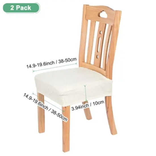 Unique Bargains Polyester Spandex Waterproof Durable Dining Chair Slipcovers image {2}