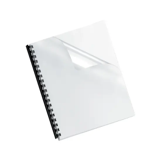 Fellowes Crystals Presentation Covers Letter Size Clear 25/Pack (52043) 789338 image {6}