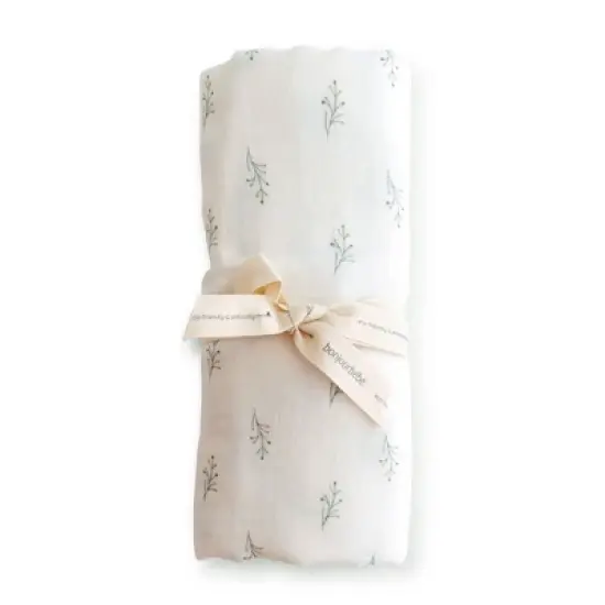 SARO Muslin Swaddle Blanket - 50% Bamboo & 50% Cotton, XL, OEKO-TEX&reg; Certified & Eco-Friendly image {2}