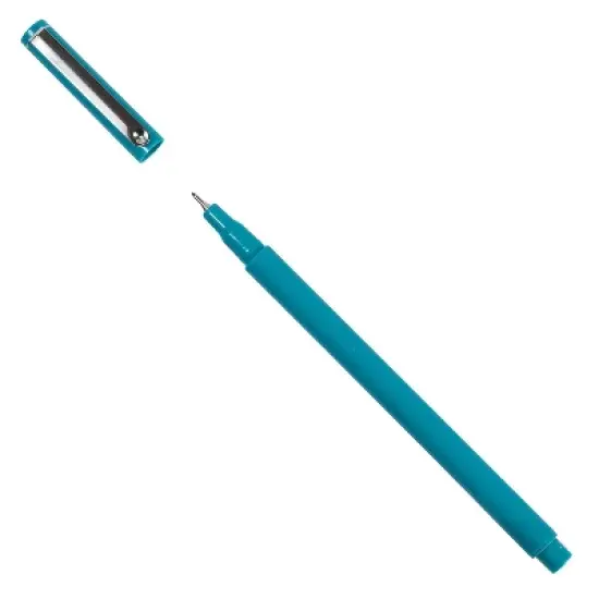 Marvy Uchida Le Pen Felt Pen Ultra Fine Point Teal Ink 2/Pack (7655875A) image {2}