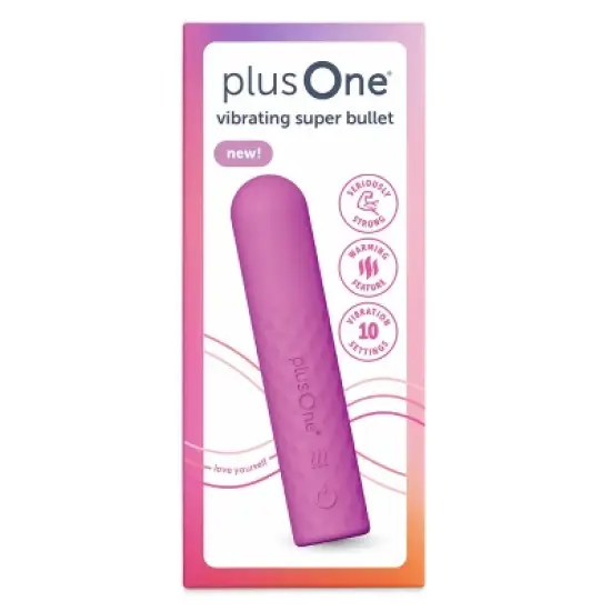 plusOne Vibrating Super Bullet with Warming Heat Setting image {1}