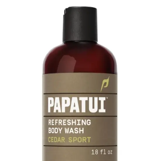 Papatui Men's Sulfate-Free Exfoliating and Hydrating Body Wash - Cedar Sport - 18 fl oz image {9}