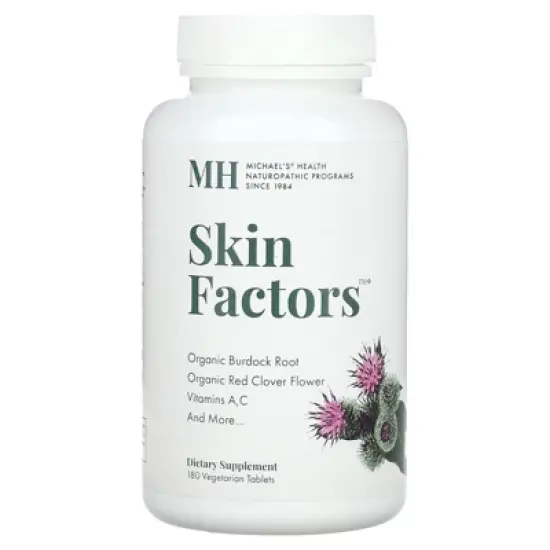 Michael's Health Skin Factors, 180 Vegetarian Tablets image {4}