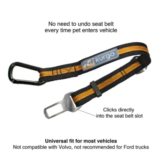 Kurgo Direct to Seatbelt Tether Dog Containment Accessories image {1}