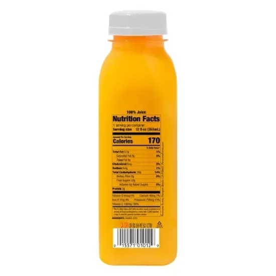 Cold Pressed Orange Juice - 12 fl oz image {4}