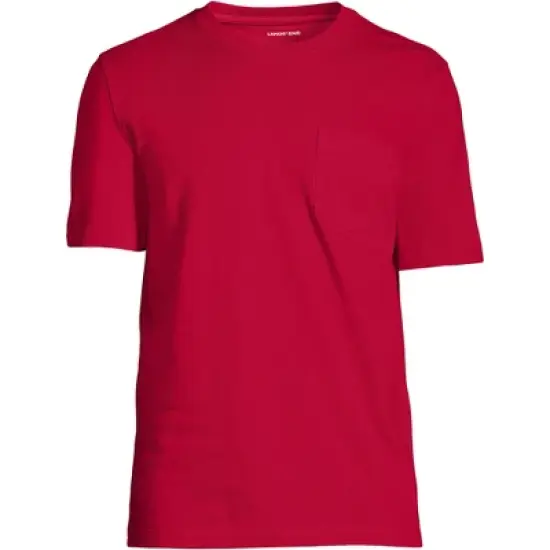 Lands' End Men's Super-T Short Sleeve T-Shirt with Pocket image {10}