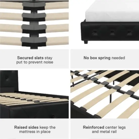 DHP Dakota Upholstered Platform Bed image {5}