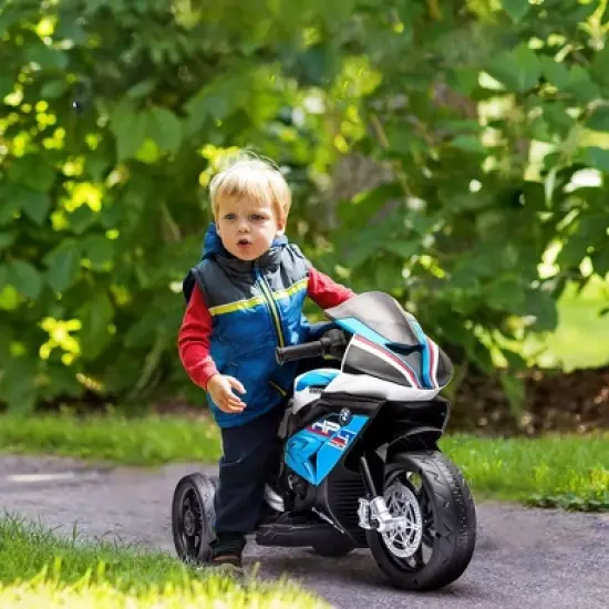 Aosom Licensed BMW HP4 Kids Electric Motorcycle Ride-On Toy 3-Wheels 6V Battery Powered Motorbike with Music for Girls Boy 18 - 60 Months image {1}