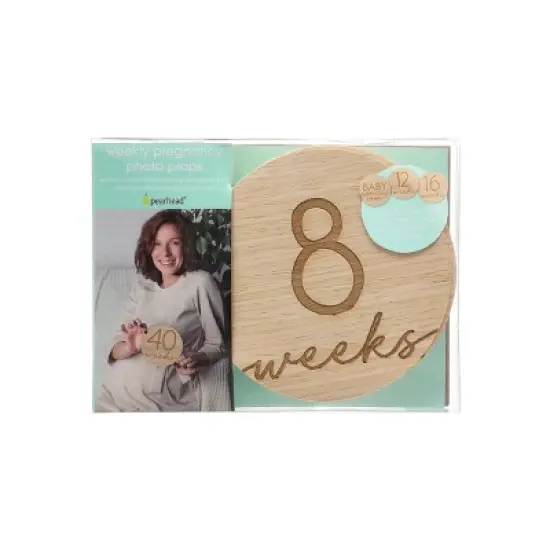 Pearhead Wooden Pregnancy Milestone Photo Props image {5}
