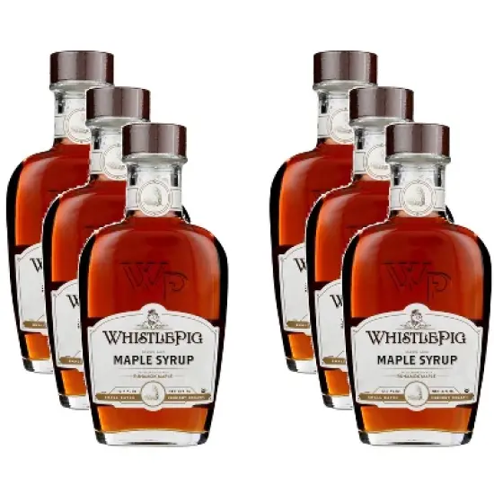 WhistlePig Barrel Aged Maple Syrup - Case of 6 - 12.7 fl oz image {2}