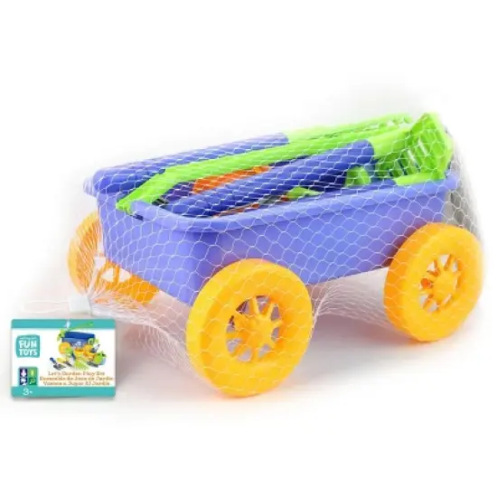 Nothing But Fun Toys Let's Garden Wagon Playset with Gardening Tools - 14 Pieces image {2}