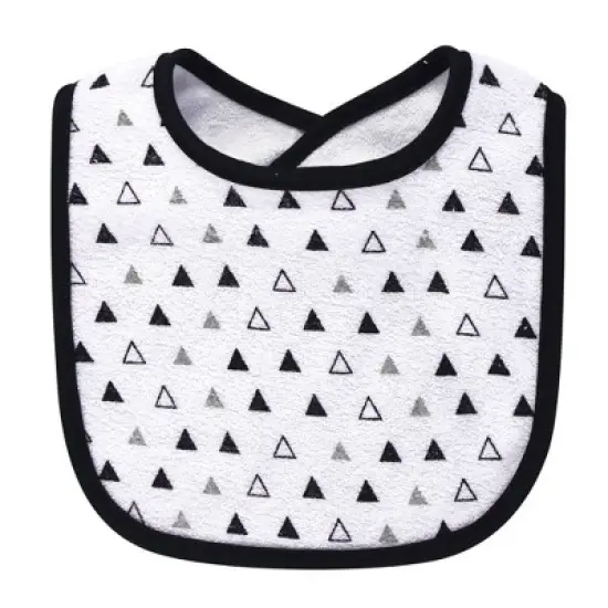 Hudson Baby Infant Cotton and Polyester Bibs 10pk, Moon And Back, One Size image {1}