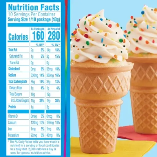 Pillsbury Funfetti Premium Cake & Cupcake Mix - 15.25oz image {7}