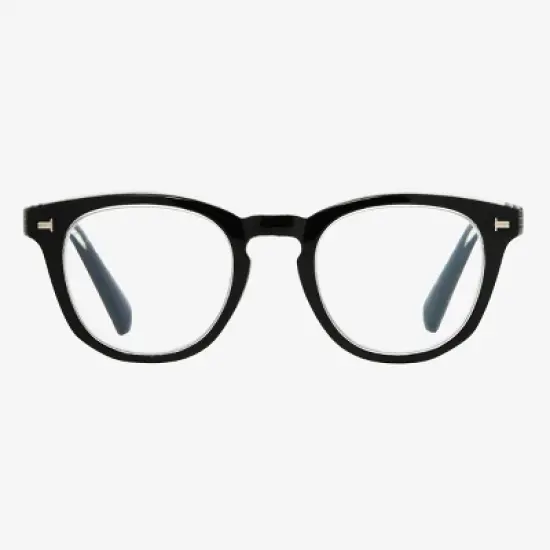 Women's Plastic Round Blue Light Filtering Glasses - Universal Thread&trade; Black Diopter image {3}