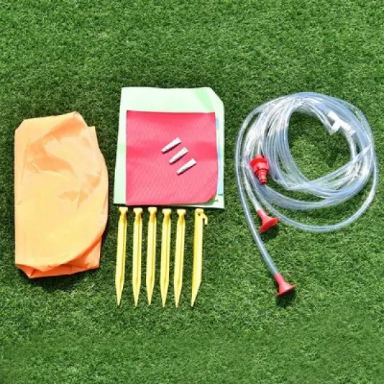 Costway Inflatable Moonwalk Water Slide Bounce House Bouncer Kids Jumper Climbing image {7}