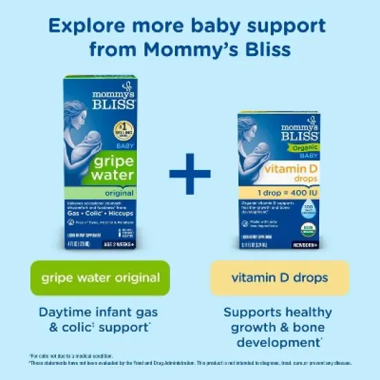 Mommy's Bliss Simethicone Gas Relief Drops - 1 fl oz image {5}