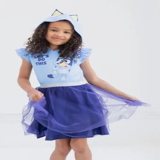Bluey Girls Mesh Cosplay Dress Toddler image {2}