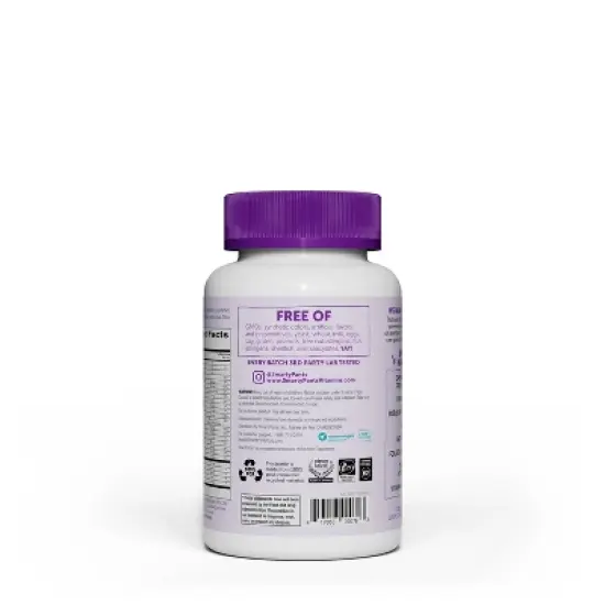 SmartyPants Toddler Formula Multivitamin Gummies - Grape, Blueberry, & Orange - 70ct image {2}