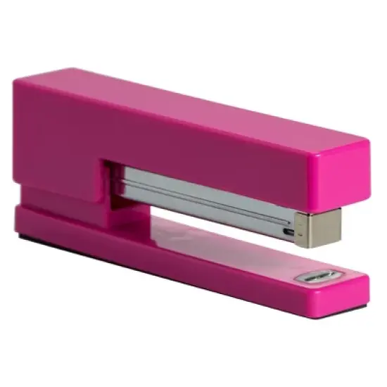 JAM Paper Modern Desk Stapler - Pink: Office Supplies, Plastic, 1.12" Height, 2.5" Width image {5}