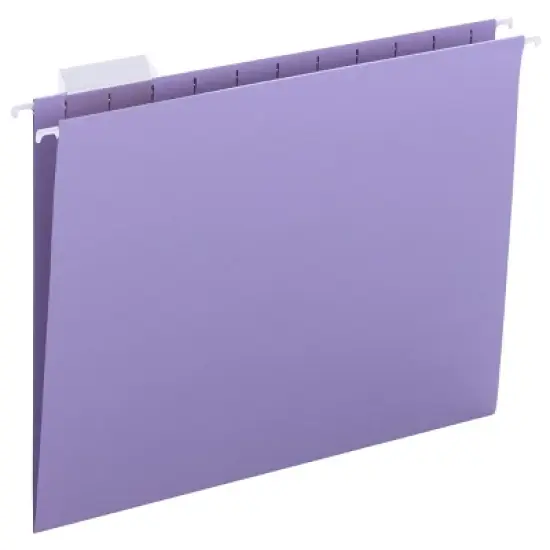Smead Hanging File Folder with Tab, 1/5-Cut Adjustable Tab, Letter Size, 25 per Box image {12}