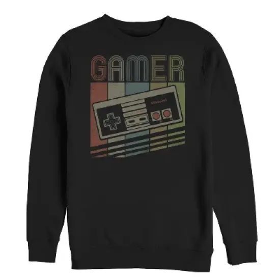 Men's Nintendo Retro NES Gamer Controller Sweatshirt image {2}
