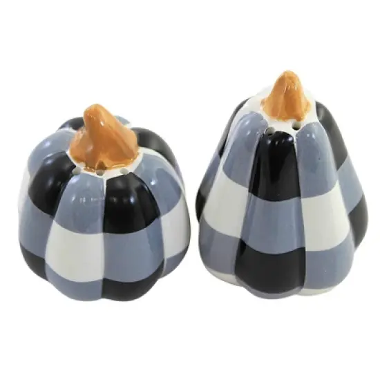 Tabletop 3.0 Inch Pumpkin Salt And Pepper Shaker , Halloween Fall (2PC) image {1}