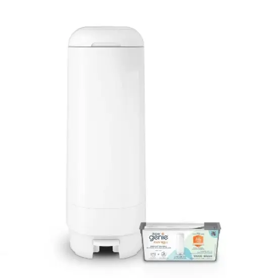 Diaper Genie Signature Pail - White image {1}