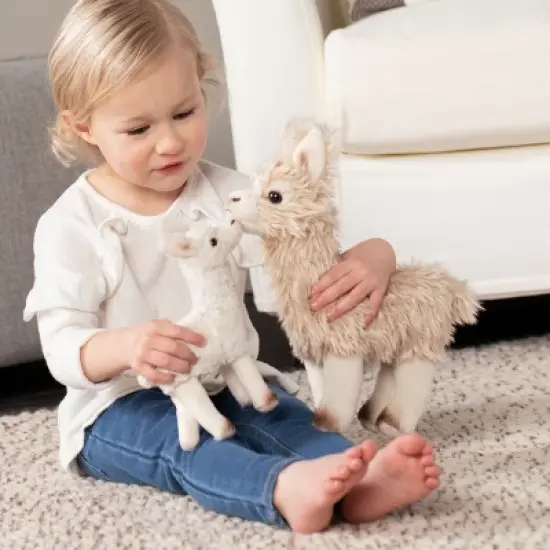 DEMDACO Llama Small 11 inch - Grey image {2}