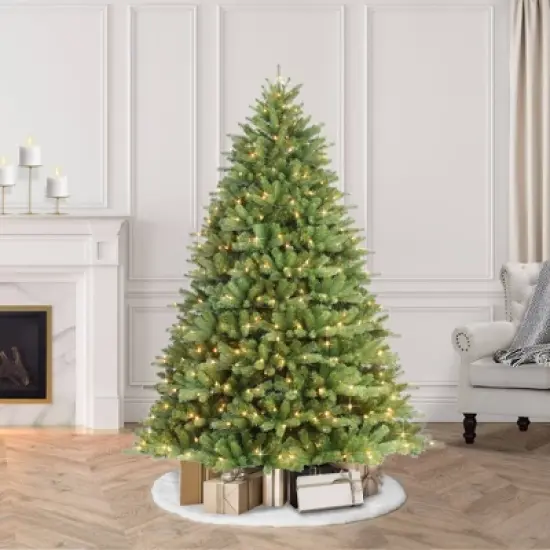 6.5ft Pre-lit Artificial Christmas Tree Davenport Fir image {3}