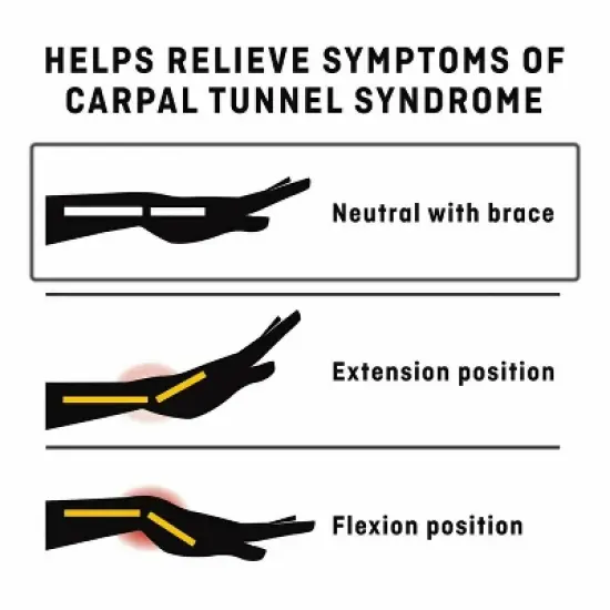 FUTURO Night Wrist Support, Adjustable Sleeping Wrist Brace - 1pk image {2}