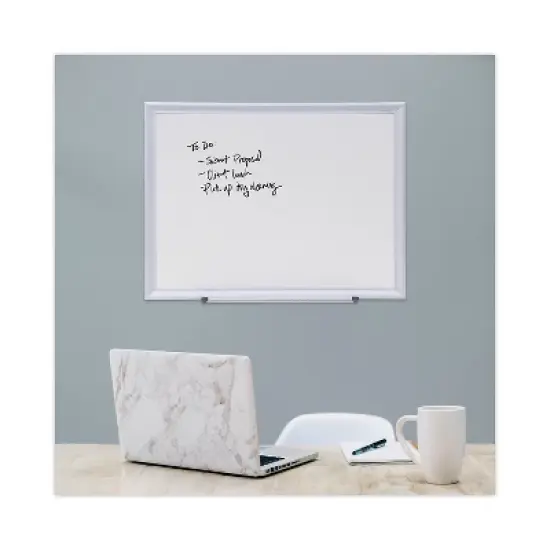 UNIVERSAL Dry Erase Board Melamine 24 x 18 Aluminum Frame 44618 image {5}