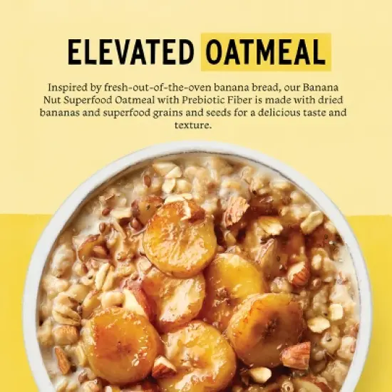 Purely Elizabeth Banana Nut Plant Oatmeal Packets - 6ct / 9.12oz image {4}