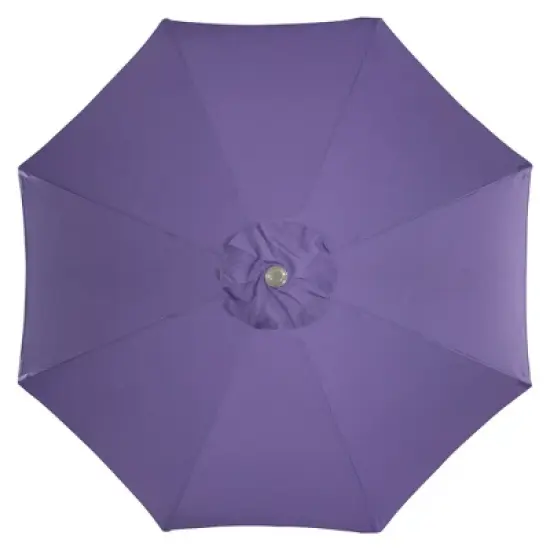 Northlight 9ft Outdoor Patio Market Umbrella with Hand Crank and Tilt - Purple image {3}