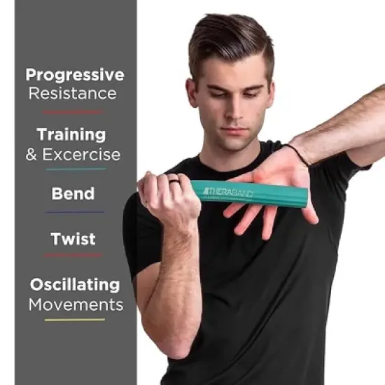 TheraBand FlexBar Intermediate Green image {3}