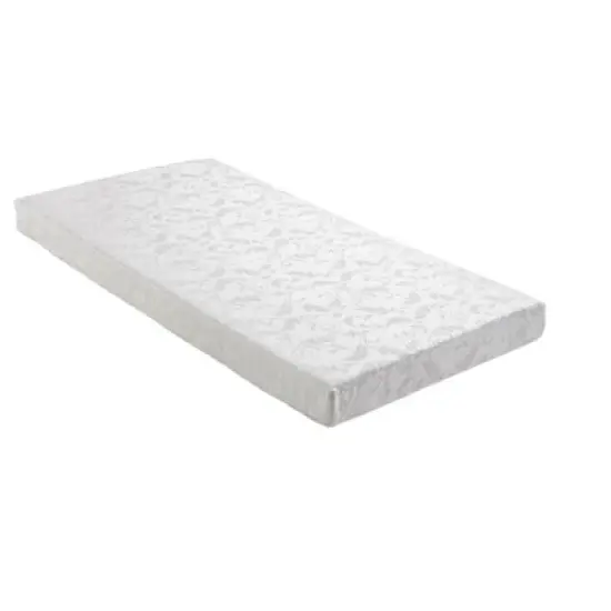 RealRooms Slumber Space 5-Inch Polyester Filled Mattress with Jacquard Cover, Twin, White image {3}