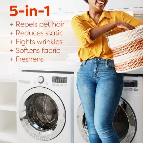 Bounce Pet Hair and Lint Guard Mega Dryer Sheets - Fresh image {5}