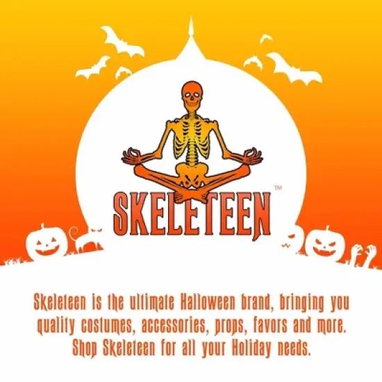 Skeleteen Hanging Cocoon body Decoration - Fake Human Skeleton Body Cocooned Prop for Outdoor and Indoor Haunted House Halloween Decorations image {5}