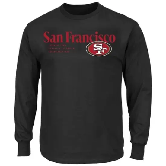 NFL San Francisco 49ers Left End Big & Tall Tee T-Shirt image {3}