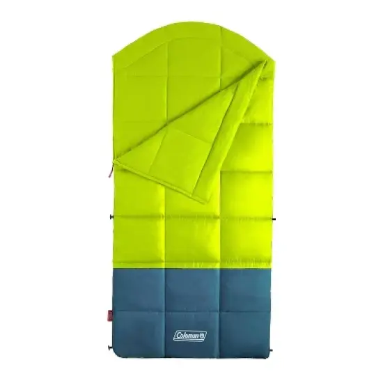 Coleman Kompact 40 Degree Sleeping Bag - Lime Green image {1}