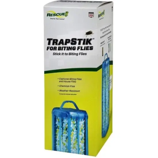 RESCUE! Non-Toxic Trapstik for Biting Flies with Bird Guard image {3}