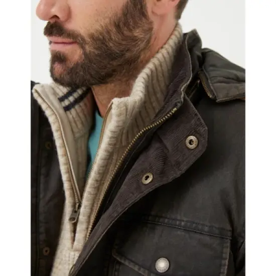 FatFace Men's Hadley Hooded Jacket image {1}