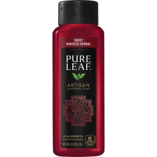 PURE LEAF Artisan Inspired Teas Hibiscus Herbal Iced Tea - 42 fl oz image {3}
