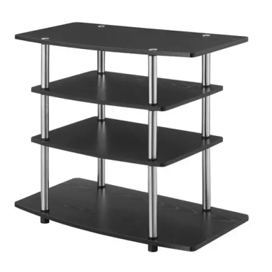 Designs2Go No Tools Highboy 4 Tier TV Stand for TVs up to 32" - Breighton Home image {3}