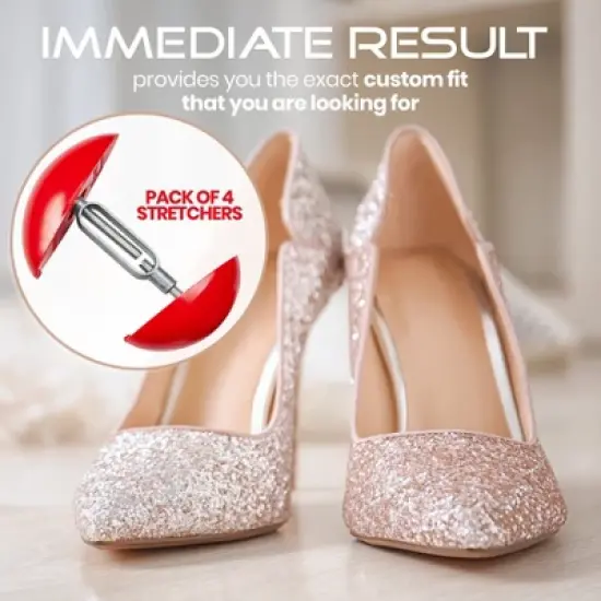 MEDca Shoe Stretcher &ndash; 2 Pairs (4 Stretchers) Red image {6}